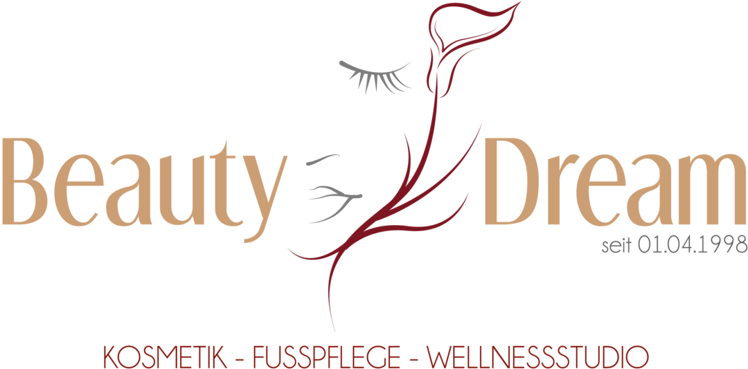 Logo vom Beauty Dream mit dem Gesicht einer jungen Frau.